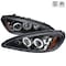 Spec-D Tuning 99-05 Pontiac Grand Am Halo LED Projector Black 2LHP-GAM99JM-TM - alternate 1